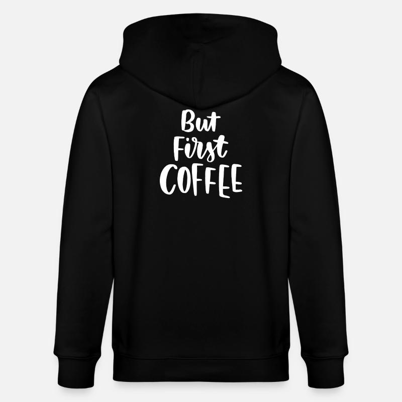 Mais premier café - Veste à capuche bio CULTIVATOR Stanley/Stella Unisexe - noir