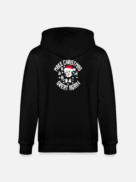 CHRISTMAS - Stanley/Stella CULTIVATOR Unisex Organic Hooded Jacket - black