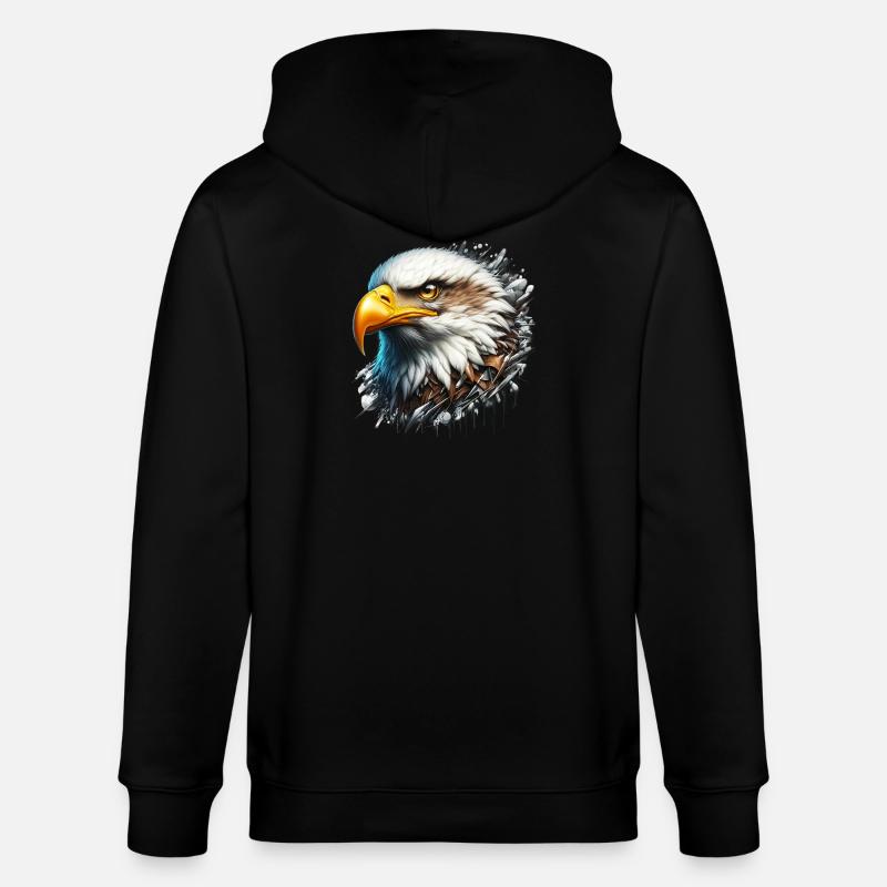 Aigle - Veste à capuche bio CULTIVATOR Stanley/Stella Unisexe - noir