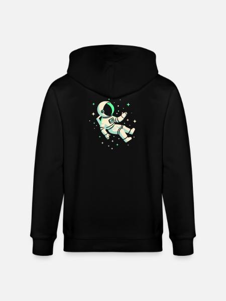 Astronaute - Veste à capuche bio CULTIVATOR Stanley/Stella Unisexe - noir