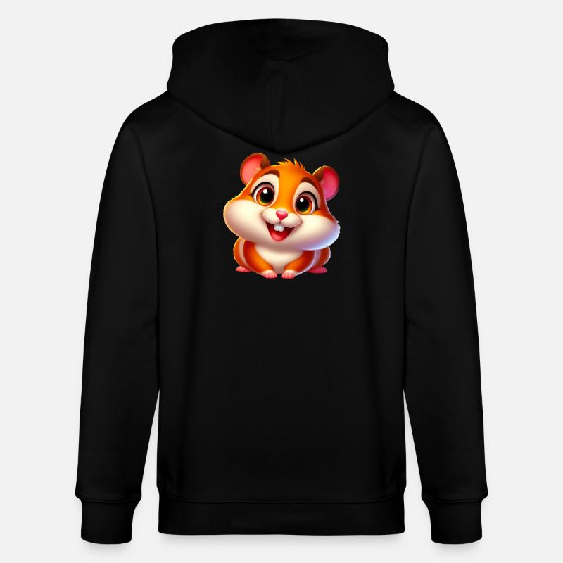 Hamster - Veste à capuche bio CULTIVATOR Stanley/Stella Unisexe - noir