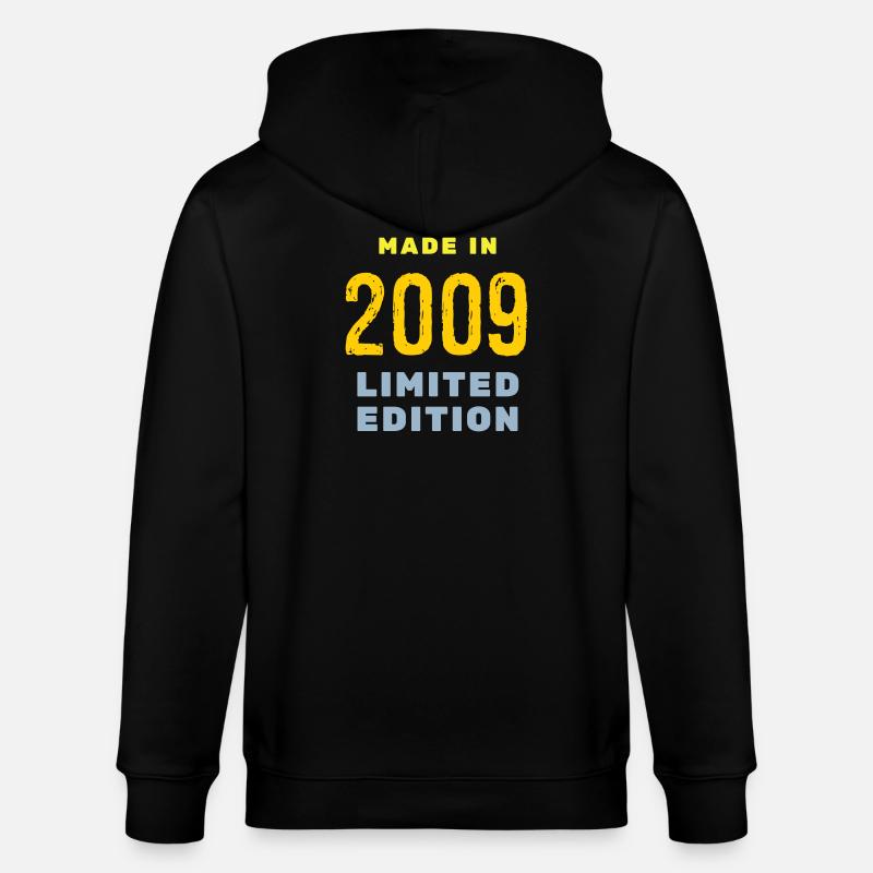 2009 - Veste à capuche bio CULTIVATOR Stanley/Stella Unisexe - noir