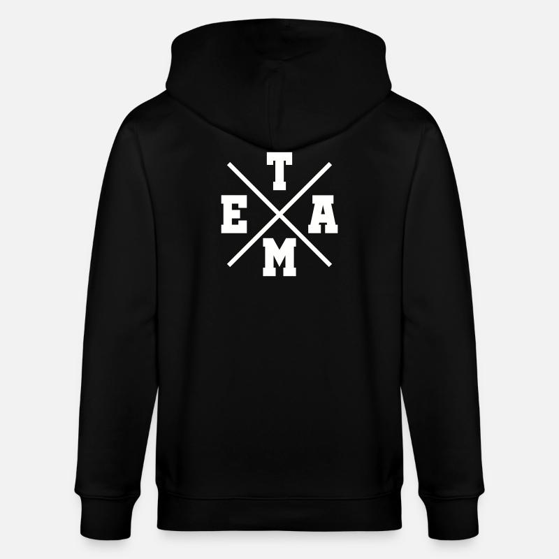 Team - Stanley/Stella Unisex Bio-Kapuzenjacke CULTIVATOR  - Schwarz