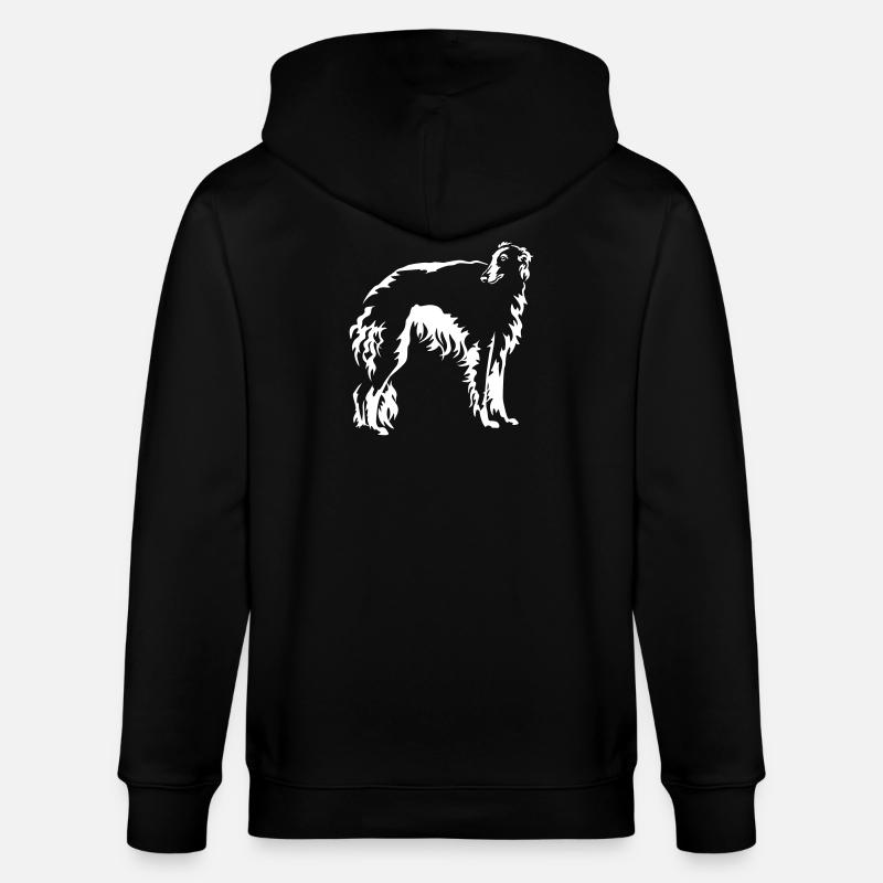 Barsoi "Black Edition" - Stanley/Stella Unisex Bio-Kapuzenjacke CULTIVATOR  - Schwarz