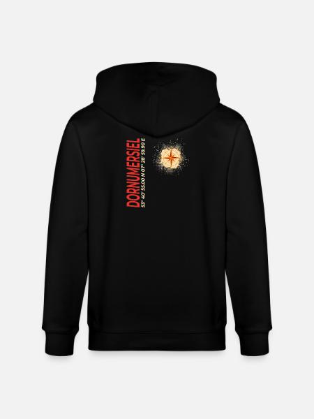 Dornumersiel - Stanley/Stella Unisex Bio-Kapuzenjacke CULTIVATOR - Schwarz