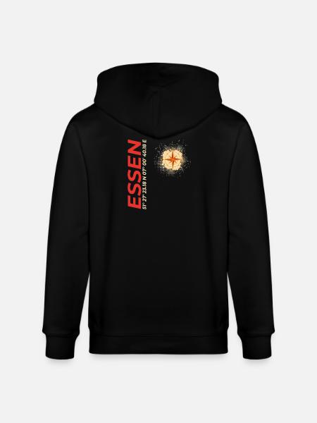 Essen - Stanley/Stella Unisex Bio-Kapuzenjacke CULTIVATOR - Schwarz