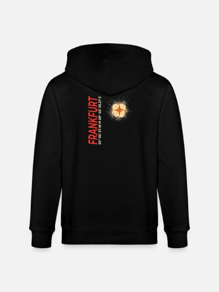 Frankfurt - Stanley/Stella Unisex Bio-Kapuzenjacke CULTIVATOR  - Schwarz
