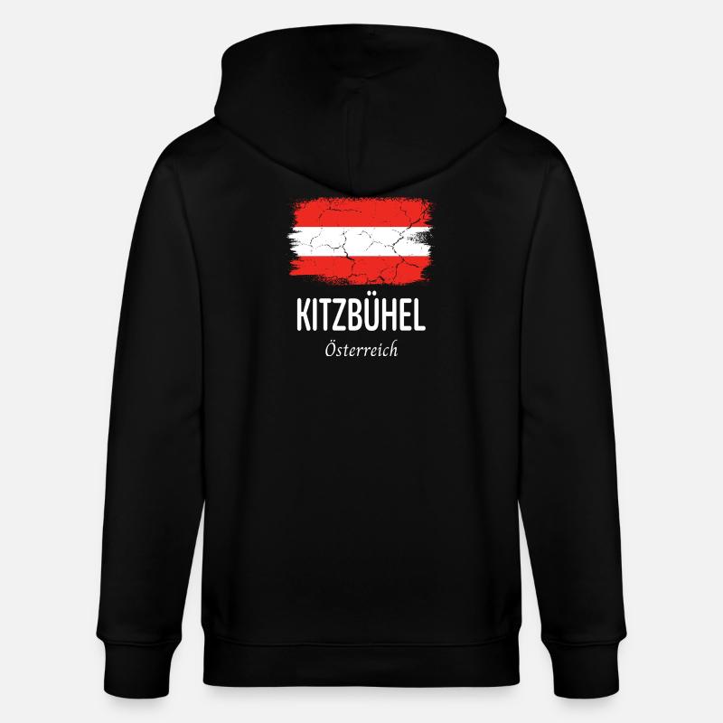 Kitzbühel - Veste à capuche bio CULTIVATOR Stanley/Stella Unisexe - noir