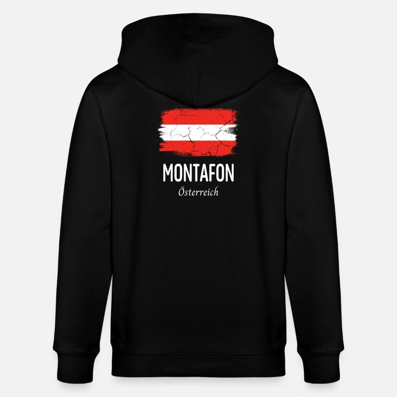 Montafon - Veste à capuche bio CULTIVATOR Stanley/Stella Unisexe - noir