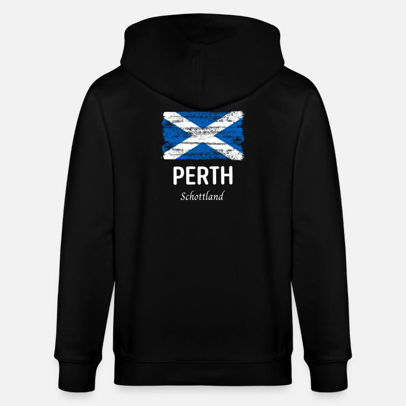 Perth - Veste à capuche bio CULTIVATOR Stanley/Stella Unisexe - noir