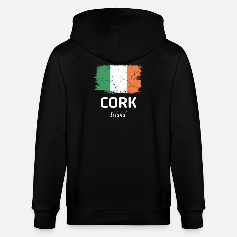 Cork - Stanley/Stella Unisex Bio-Kapuzenjacke CULTIVATOR - Schwarz