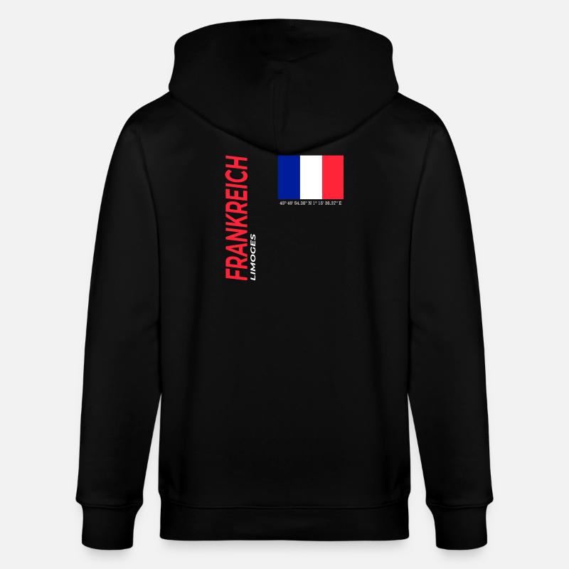 Limoges - Veste à capuche bio CULTIVATOR Stanley/Stella Unisexe - noir
