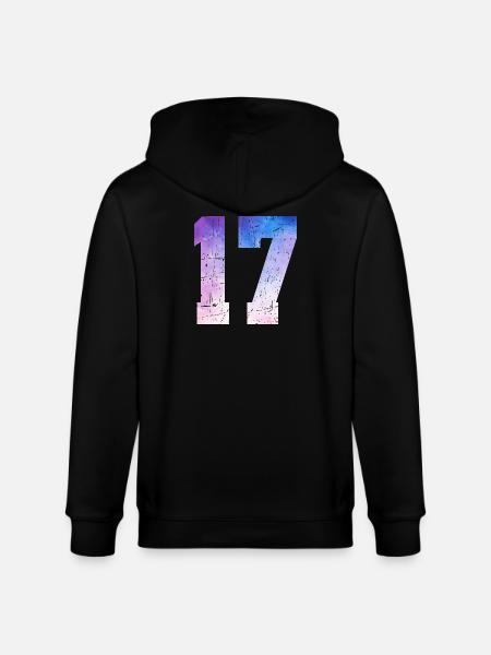 Issue 17 – 17th Anniversary Gift - Stanley/Stella CULTIVATOR Unisex Organic Hooded Jacket - black