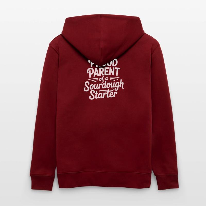 Stolzer Elternteil eines Sauerteigstarters Stanley/Stella Unisex Bio-Kapuzenjacke CULTIVATOR 