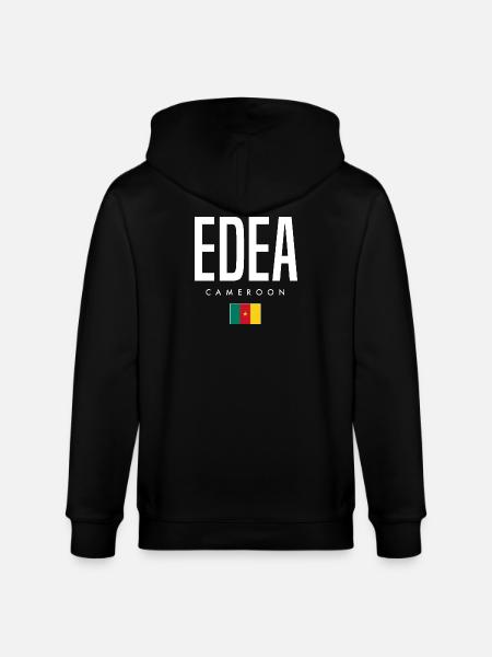 Edea Kamerun Kameruner - Stanley/Stella Unisex Bio-Kapuzenjacke CULTIVATOR  - Schwarz