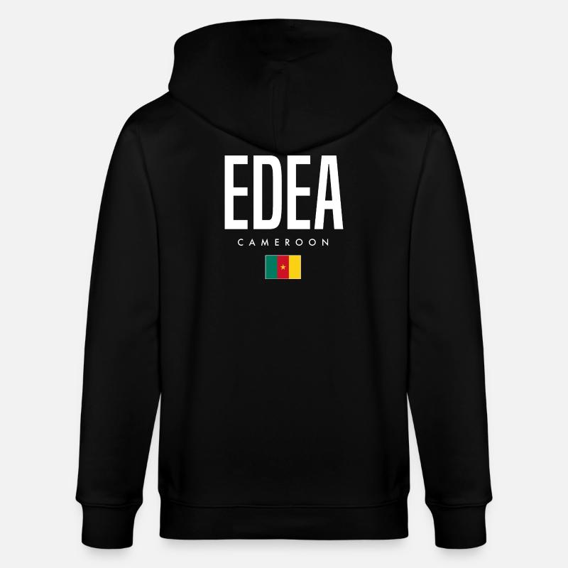 Edea Cameroun Camerounais - Veste à capuche bio CULTIVATOR Stanley/Stella Unisexe - noir