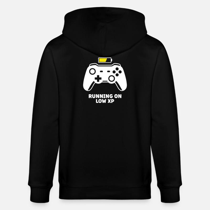Running on Low XP Controller - Stanley/Stella Unisex Bio-Kapuzenjacke CULTIVATOR - Schwarz
