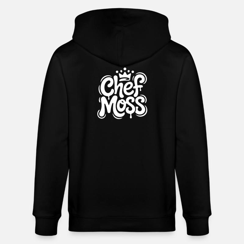 Chef Moss Graffiti Logo - Veste à capuche bio CULTIVATOR Stanley/Stella Unisexe - noir