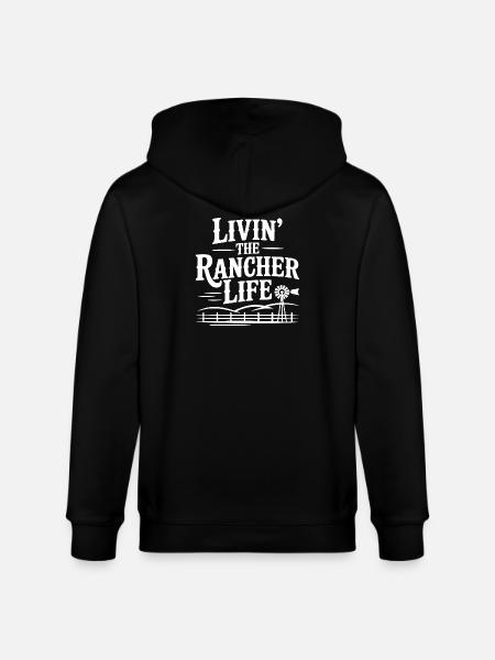 Das Leben als Rancher - Stanley/Stella Unisex Bio-Kapuzenjacke CULTIVATOR  - Schwarz