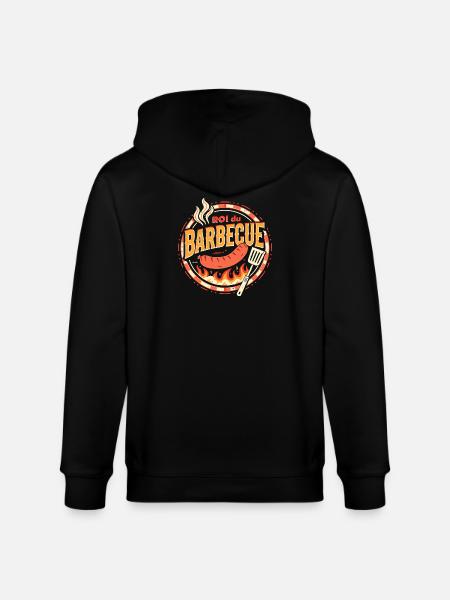 Roi du Barbecue - Veste à capuche bio CULTIVATOR Stanley/Stella Unisexe - noir