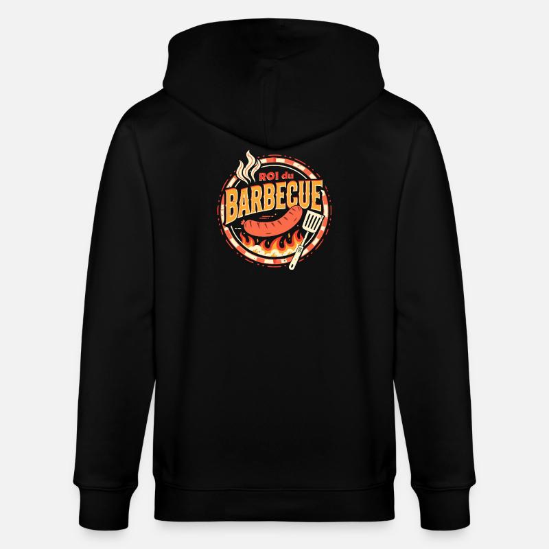 Roi du Barbecue - Veste à capuche bio CULTIVATOR Stanley/Stella Unisexe - noir