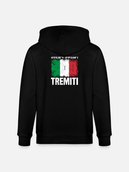 Tremiti Coordinates - Stanley/Stella CULTIVATOR Unisex Organic Hooded Jacket - black