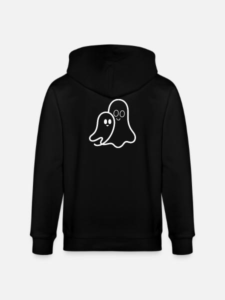 Amitié de fantôme câline - Veste à capuche bio CULTIVATOR Stanley/Stella Unisexe - noir