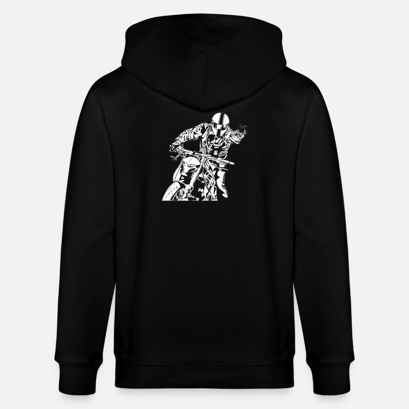 Streetfighter - Veste à capuche bio CULTIVATOR Stanley/Stella Unisexe - noir