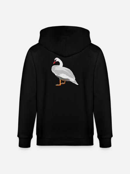 cygne - Veste à capuche bio CULTIVATOR Stanley/Stella Unisexe - noir