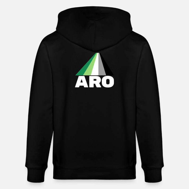 Aromanticisme, aromantique, aro - Veste à capuche bio CULTIVATOR Stanley/Stella Unisexe - noir