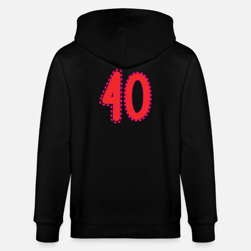 40 - Stanley/Stella Unisex Bio-Kapuzenjacke CULTIVATOR  - Schwarz