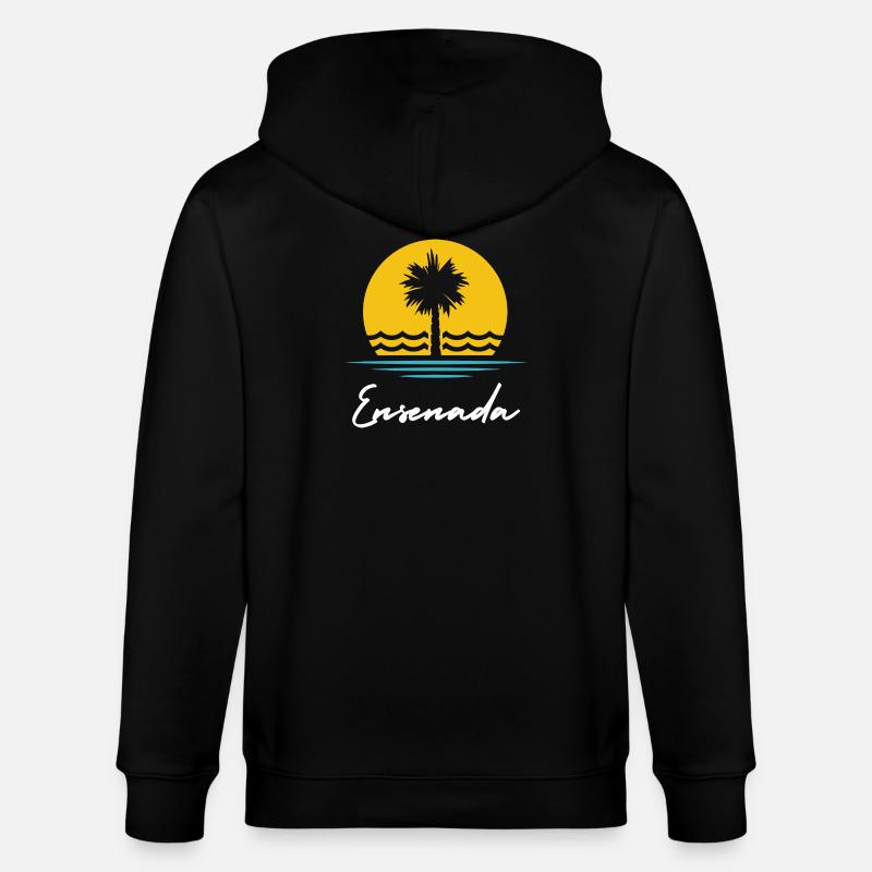 Vacances souvenirs d’Ensenada - Veste à capuche bio CULTIVATOR Stanley/Stella Unisexe - noir