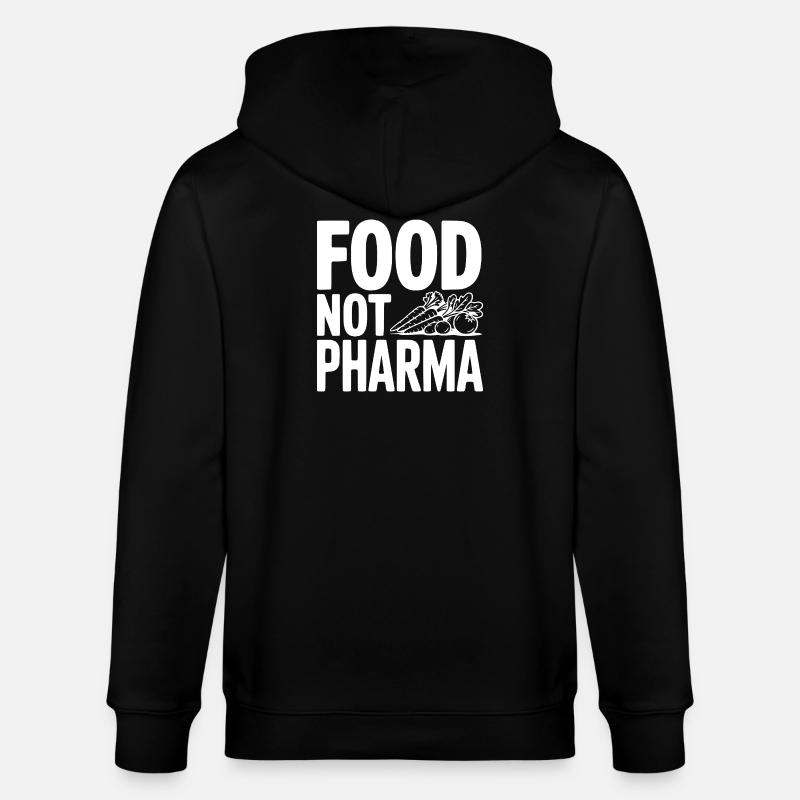 Alimentaire, pas pharmaceutique - Veste à capuche bio CULTIVATOR Stanley/Stella Unisexe - noir