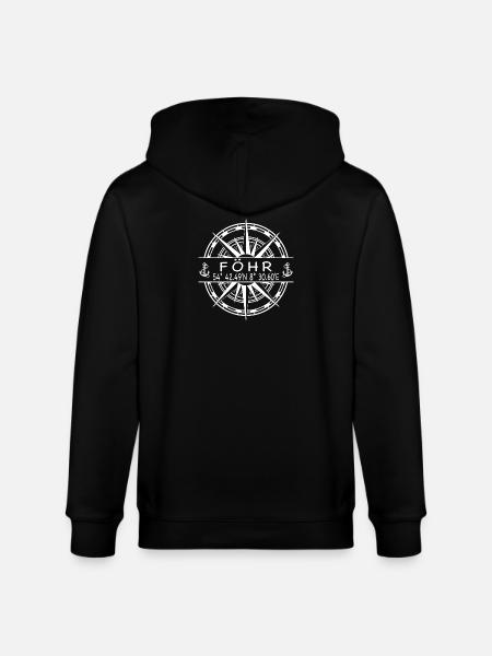 Föhr - Stanley/Stella Unisex Bio-Kapuzenjacke CULTIVATOR  - Schwarz
