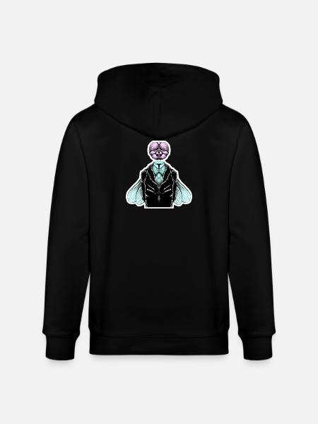 Vol de smoking - Veste à capuche bio CULTIVATOR Stanley/Stella Unisexe - noir