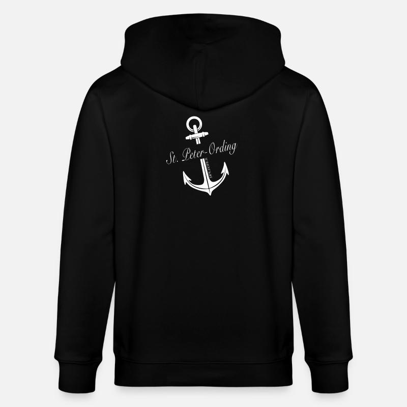 St. Peter-Ording - Stanley/Stella Unisex Bio-Kapuzenjacke CULTIVATOR  - Schwarz
