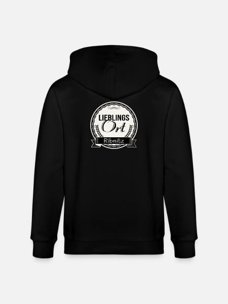 Lieblingsort Ribnitz - Stanley/Stella Unisex Bio-Kapuzenjacke CULTIVATOR  - Schwarz