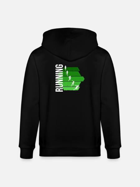 Running - Stanley/Stella Unisex Bio-Kapuzenjacke CULTIVATOR - Schwarz