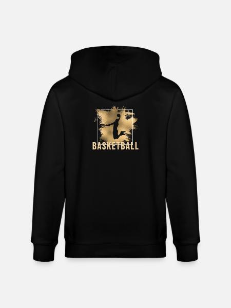 Basketball - Stanley/Stella Unisex Bio-Kapuzenjacke CULTIVATOR  - Schwarz