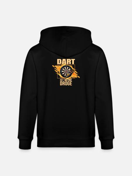 Dart ist meine Droge - Stanley/Stella Unisex Bio-Kapuzenjacke CULTIVATOR - Schwarz