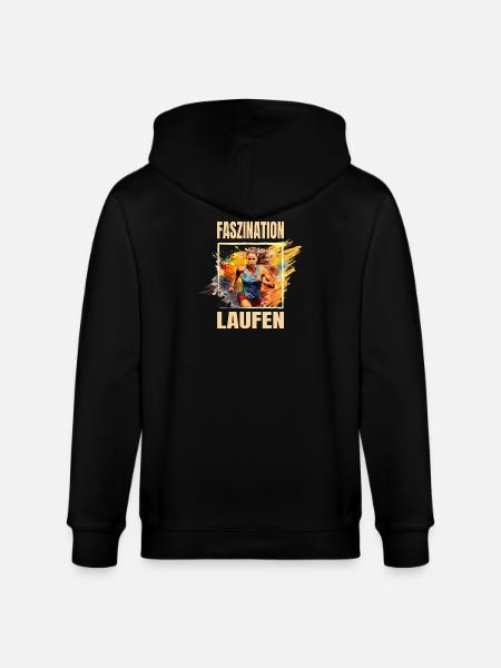 Faszination Laufen - Stanley/Stella Unisex Bio-Kapuzenjacke CULTIVATOR - Schwarz