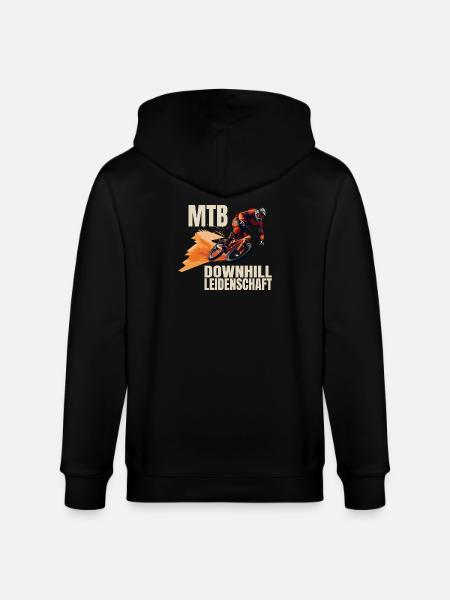 Downhill Leidenschaft - Stanley/Stella Unisex Bio-Kapuzenjacke CULTIVATOR - Schwarz