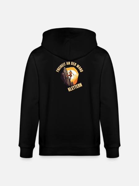 Freiheit an der Wand - Stanley/Stella Unisex Bio-Kapuzenjacke CULTIVATOR - Schwarz