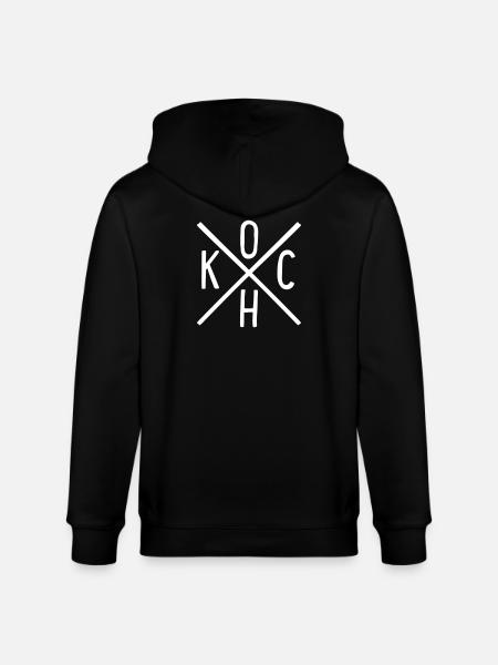 Koch - Stanley/Stella Unisex Bio-Kapuzenjacke CULTIVATOR  - Schwarz