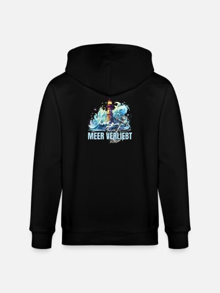 Meer verliebt - Stanley/Stella Unisex Bio-Kapuzenjacke CULTIVATOR - Schwarz