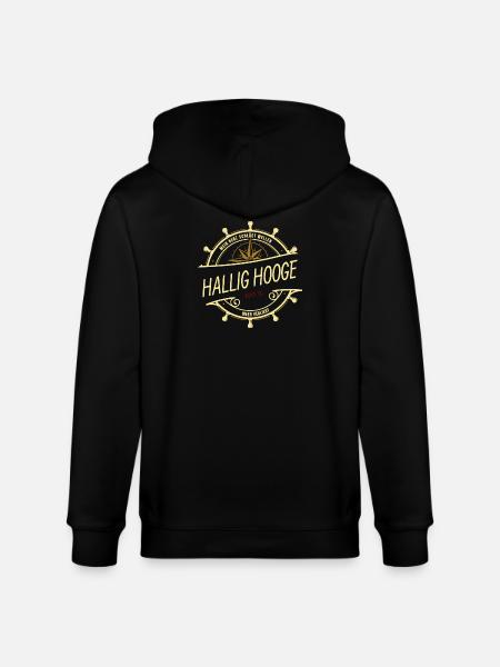 Hallig Hooge - Stanley/Stella Unisex Bio-Kapuzenjacke CULTIVATOR  - Schwarz