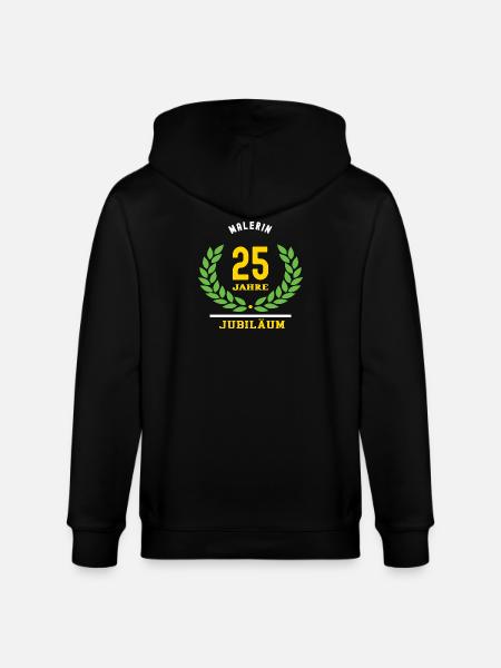 Painter Anniversary 25 Years 25th Anniversary - Stanley/Stella CULTIVATOR Unisex Organic Hooded Jacket - black