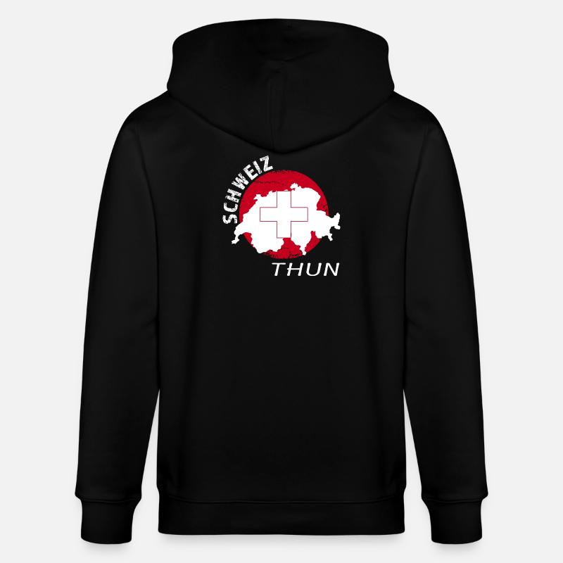 Thun - Stanley/Stella Unisex Bio-Kapuzenjacke CULTIVATOR  - Schwarz