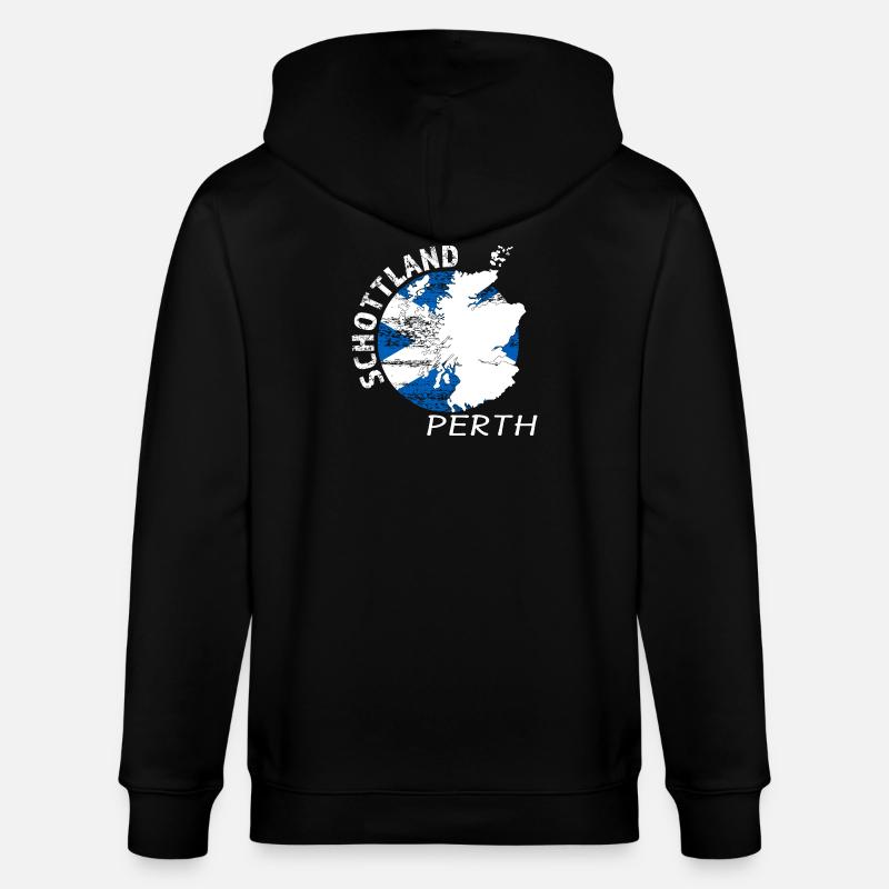 Perth - Veste à capuche bio CULTIVATOR Stanley/Stella Unisexe - noir