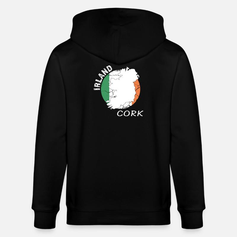 Cork - Stanley/Stella Unisex Bio-Kapuzenjacke CULTIVATOR - Schwarz